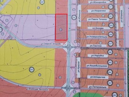 Ділянка 0,43 га під забудову, Фонтанка, р-н ринок Початок Ліски