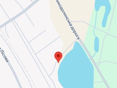 Ділянка 10 соток на березі озера Великодолинське