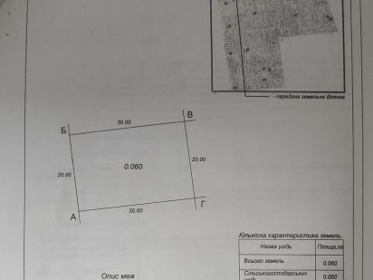 Земельна ділянка/ земельный участок, Светлое/Світанок Світле