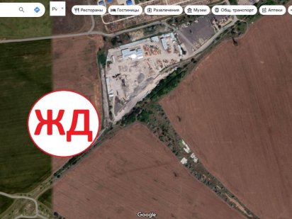 Жд ветка. Киевская и Окружная д. Клеверный мост Усатово