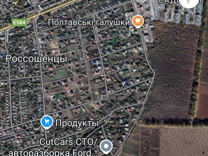 Земельный участок Розсошенці