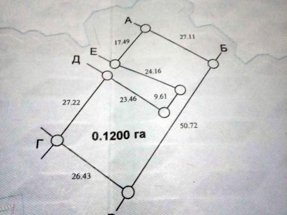 Земельна ділянка дачного типу Вараш