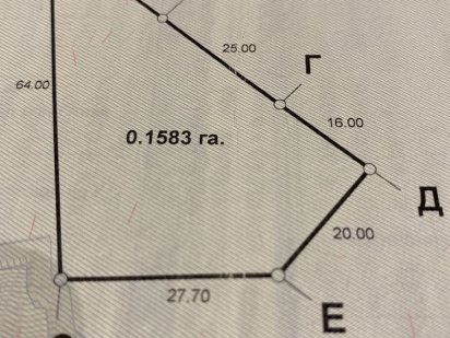 Земельна ділянка 15,8 соток