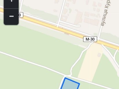 Смиківці Продаж землі 99сот при в'їзді від Тернополя