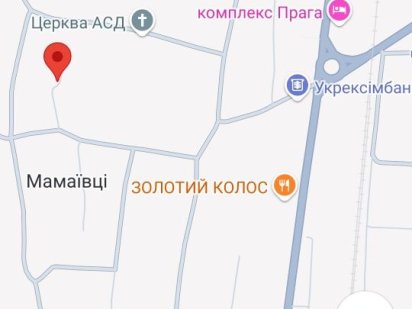 Продаж ділянки с.Мамаївці Мамаевцы