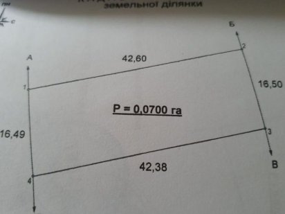 Участок под застройку Кушугум 7 км до города