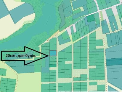 ділянка 20сот. с. Забороль Забороль