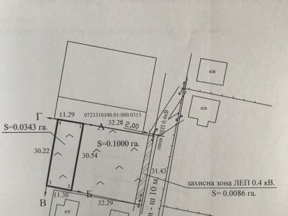 Продам приватизовану земельну ділянку 13,5 сотих Любомль