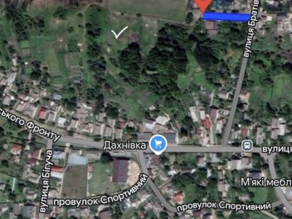 Земельна ділянка в Дахновці Черкаси