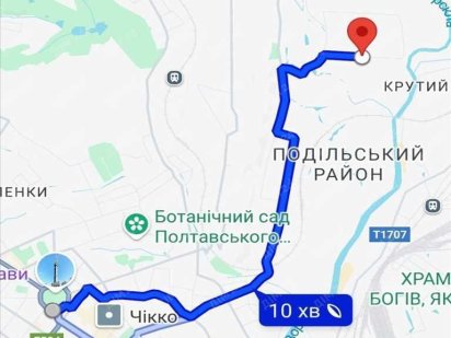 Дачна ділянка в Затишному Полтава