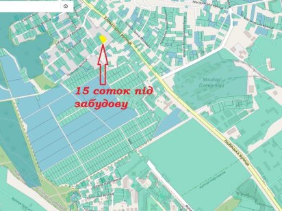 Земельна ділянка на Масанах. Під будівництво. 15соток. Чернигов