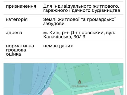 Продам участок под застройку с проектами Киев