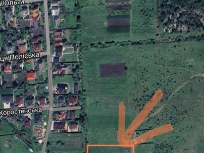 Земля 35соток, вул. Смоківська Аеропорт Авіатик Житомир