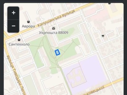 Продаж ділянки комерційного призначення по вул. Капушанській