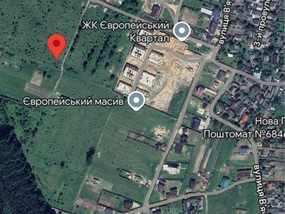 Земельна ділянка в районі богунського карьеру Житомир