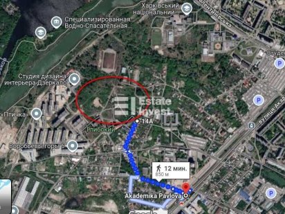 Продам ділянку під забудову багатоквартирного буд.м. Академіка Павлова Харків