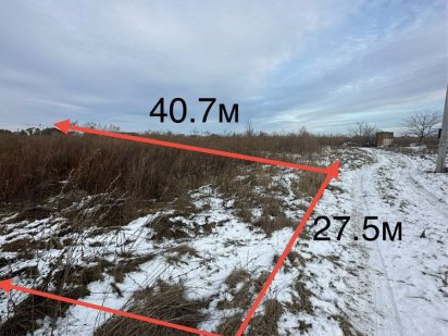 Продаж кутової земельної ділянки по вулиці Ломоносова Бориспіль