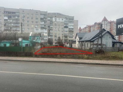 Земельна ділянка м. Вишневе, вул. Лесі Українки 4. Фасад Вишневе