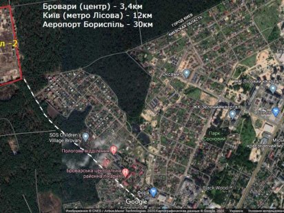 Продаж земельної ділянки Бровари Зелена галявина 2