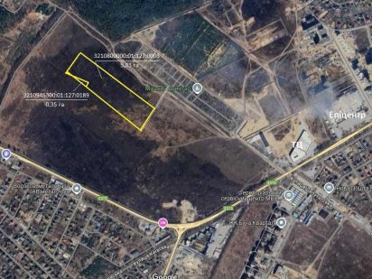 Буча. 6,2 га, під громадську забудову