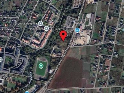 Продам земельну ділянку у Луцьку 0,09га Луцьк