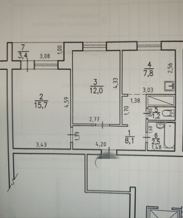 Продам 2-х кімнатну квартиру - фото 1