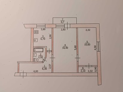 Двокімнатна квартира, центр Павлоград