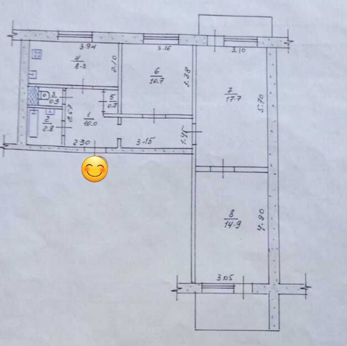 3х комн квартира Пески - фото 1