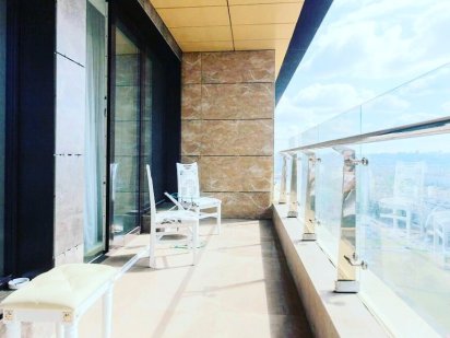 Obolon Residences с террасой 22 этаж, панорамные окна. Киев