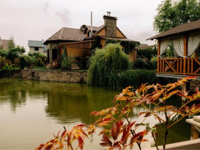 Будинок для відпочинку з сауною та чаном