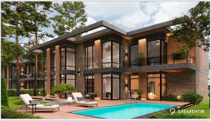 Продажа дома Лесники 6 комнат 288м2 2 этажа КГ 9 элементов Бассейн - фото 1