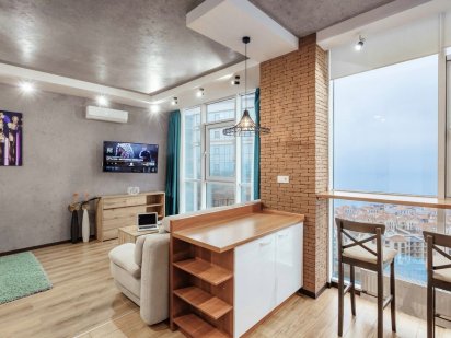 Аркадія!Панорама море з ліжка! 8-а перлина Одесса