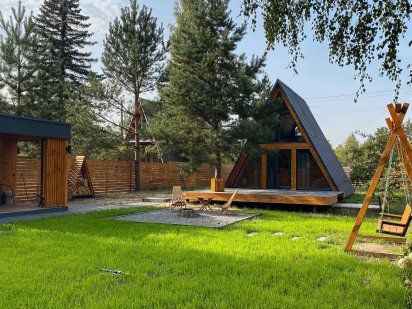 Оренда будинку з чаном, альтанкою, мангалом, кострищем, біля річки Житомир