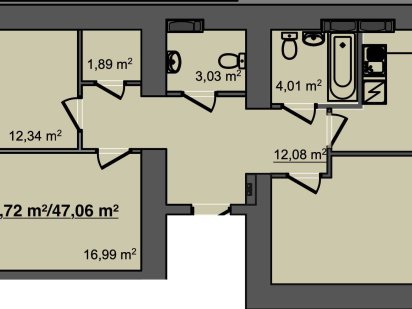 Затишна 3-кімн квартира в ЖК"СВІТАНОК" Акредитовано під єОселя Борисполь