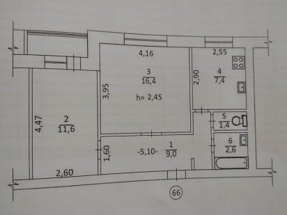 Продам 2-х кімнатну квартиру, в районі 40А кварталу Луцк