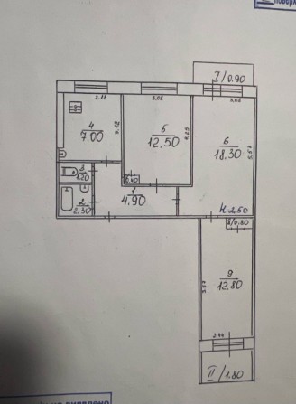 Продаю 3х км.квартиру Б.Маршала Василевського - фото 1