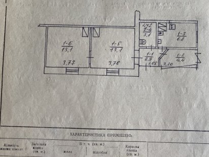 Продам 2 кімнатну квартиру в центрі міста, автономне опалення. Луцк