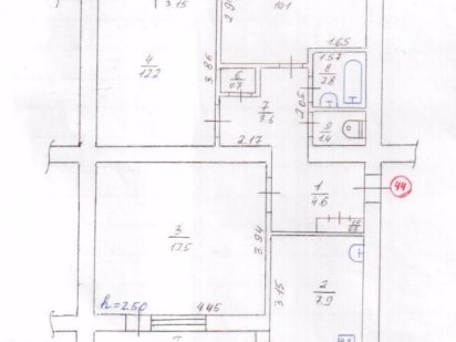 3-х кімнатна квартира Нежин