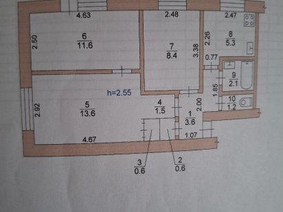 Продам 3-х кімнатну квартиру Павлоград
