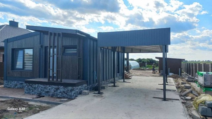 2 спальні Сучасний будинок з ремонтом Каркасний Модульний - фото 1