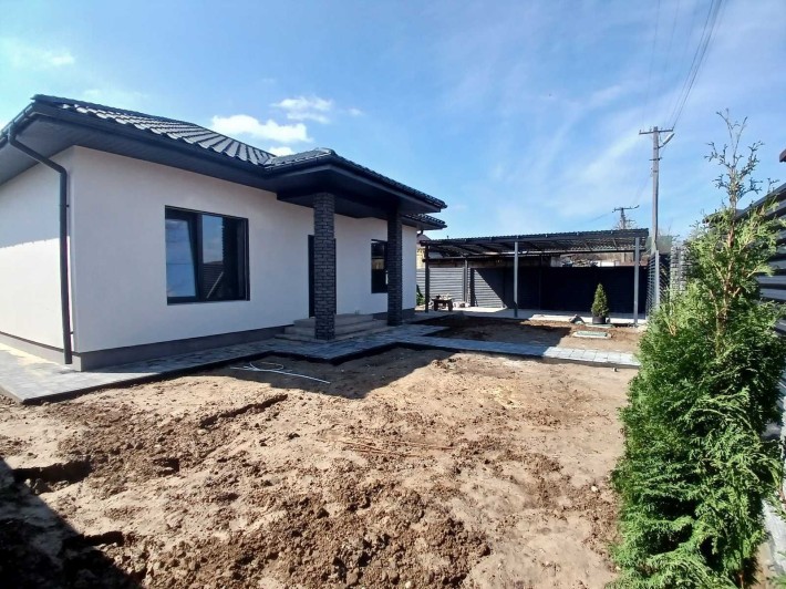 с. Нове вул Польова будинок 107м.кв. +18 м.кв. тераса 7 соток ГАЗ - фото 1