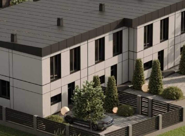 Продаж таунхауса біля річки, закритий передній двір, 115м2 - фото 1