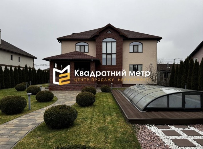 Будинок 300м2, 12 соток, є басейн, гостьовий буд., с. Святопетрівське - фото 1
