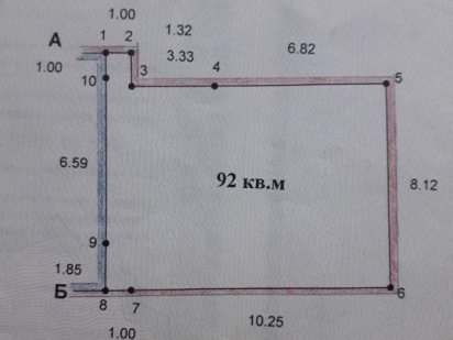 Участок под гараж в центре 92м² в гаражном комплексе Кременчук