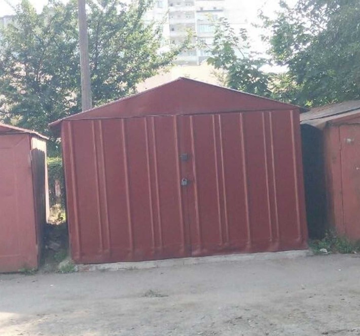 гараж металевий розбірний продам - фото 1