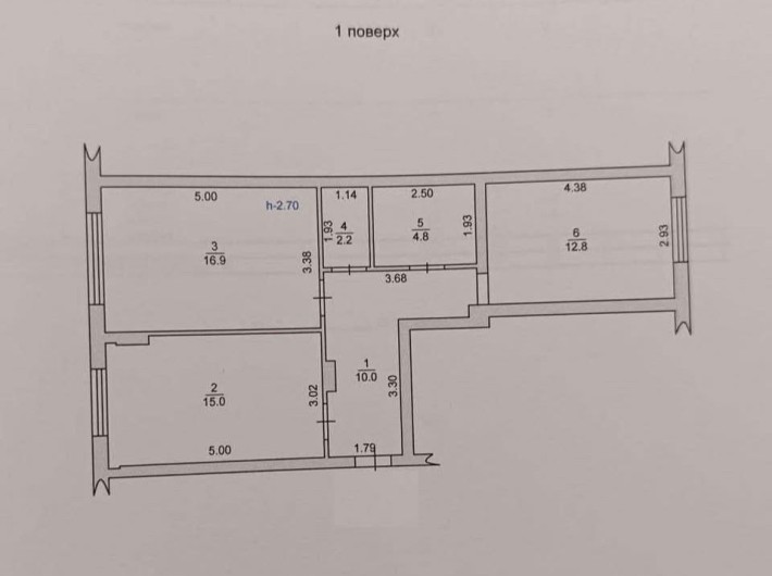 Велика двокімнатна квартира в ЖК «Кольоровий бульвар» - фото 1