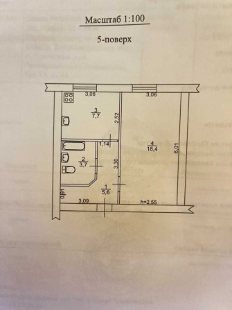 Продам власну 1 кімнатну квартиру - фото 1