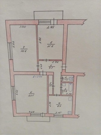 Продаж 3к квартиру 74 кв.м. Центр вул.Острозького 26/1 - фото 1