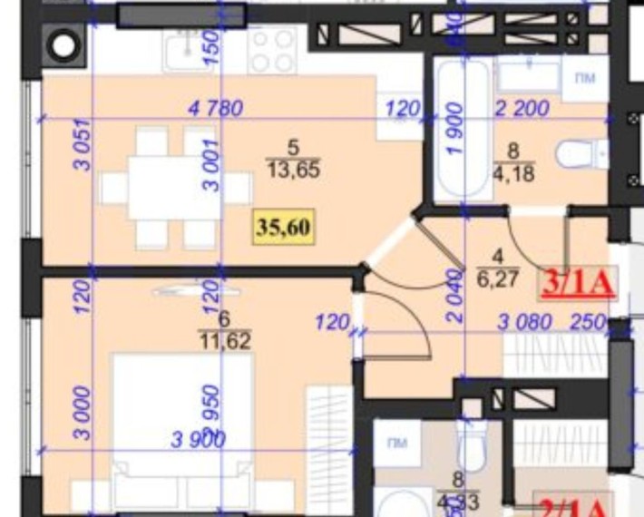 Власник  продається  1 кімнатна квартира в центрі  біля - фото 1