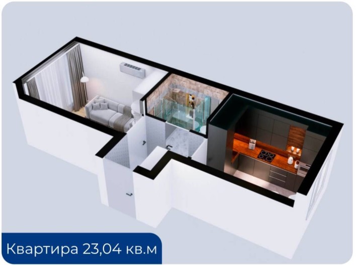 Двустороння квартира в ЖК Аура Парк. ВІД ЗАБУДОВНИКА без комісій - фото 1